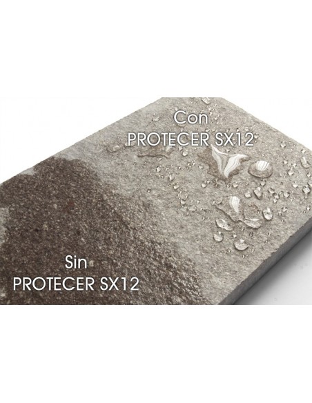 Hidrofugante incoloro y protector de superficies porosas PROTECER SX12
