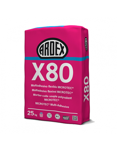 ARDEX X80 - Cemento adesivo flessibile, resistente all'acqua e al gelo