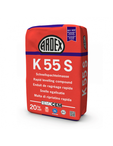 ARDEX K55S - Quick-drying self-levelling mortar