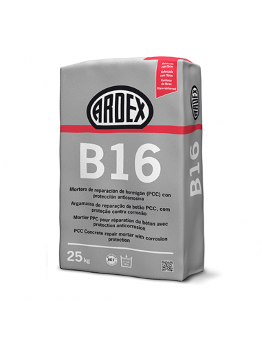 ARDEX B16 - Structural repair mortar with fibers